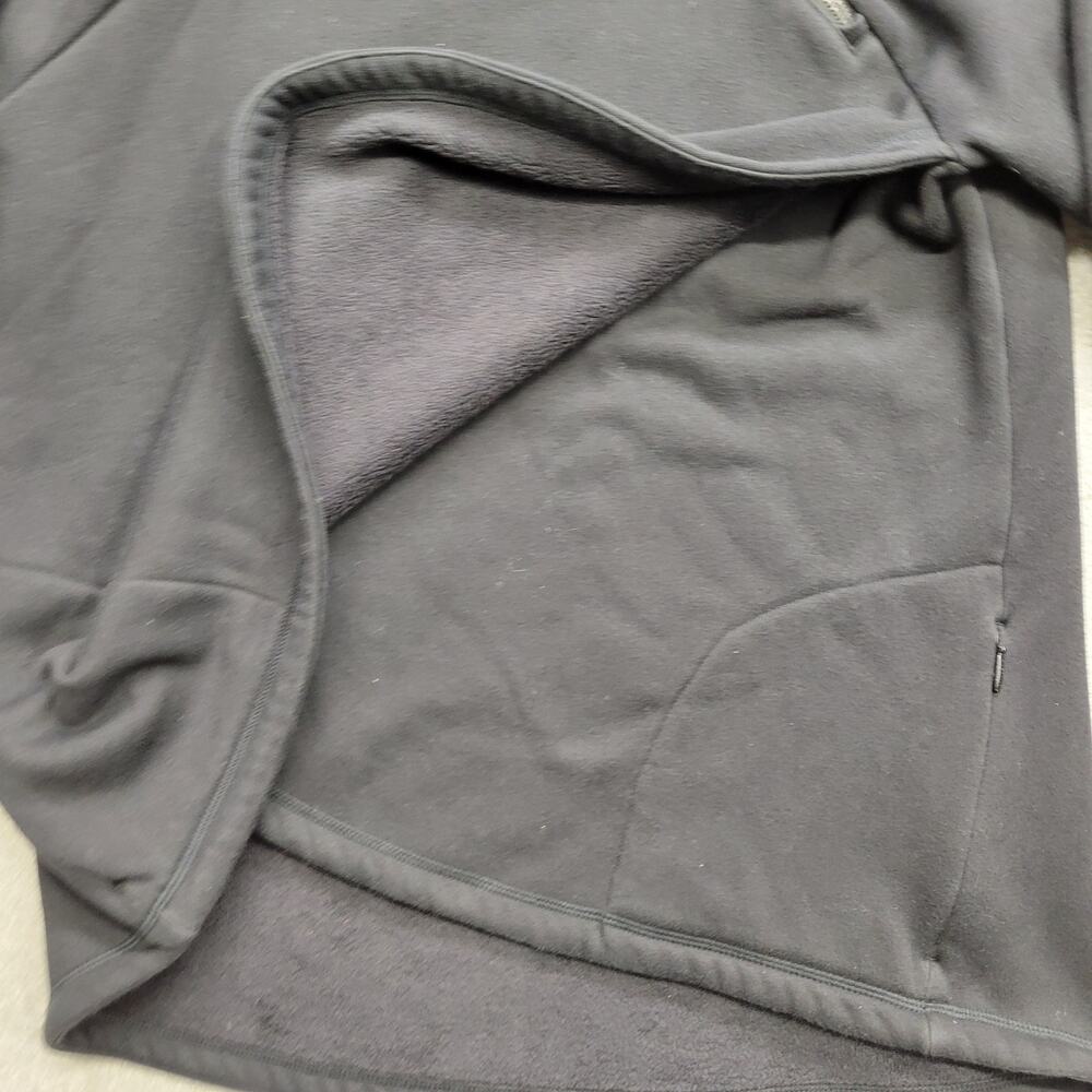 Athleta Pullover Women's Large Tall Cozy Karma Asymmetrical Black Wrap Studio - Picture 10 of 13